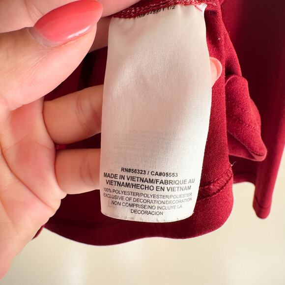 Nike Iowa State Cyclones Red + Gold Dri-Fit Long Sleeve Tee - Medium - Picture 3 of 7